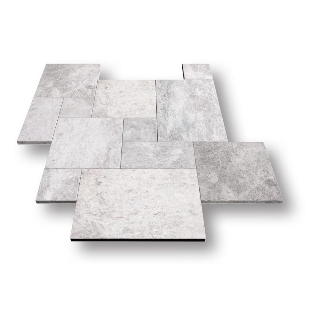 Tundra Grey Marble Sand Blasted Paver | Faber CNK Stone